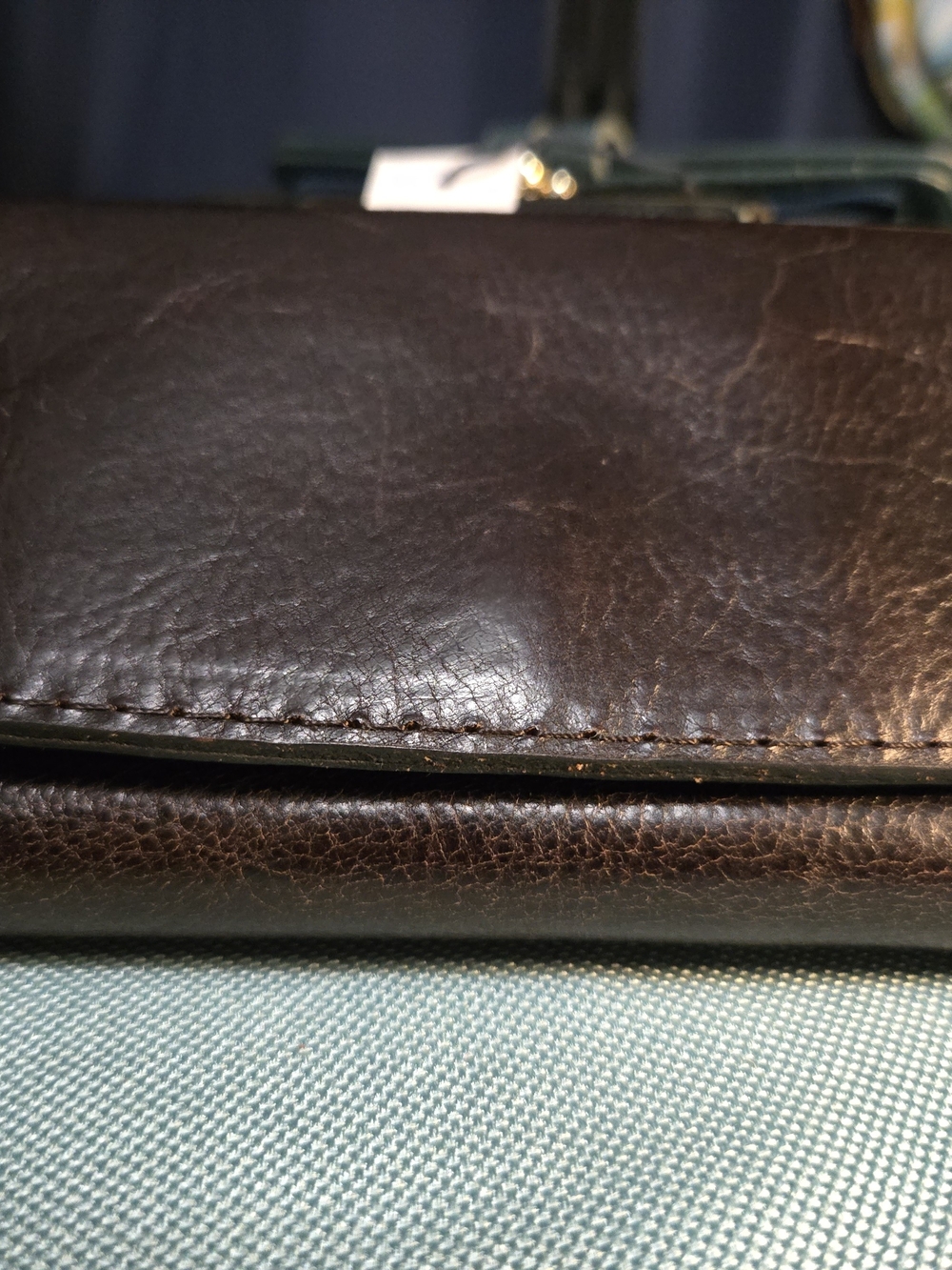 Like New, Lucious Dark Chocolate Patricia Nash Leather Continental Wallet - Picture 7 of 7